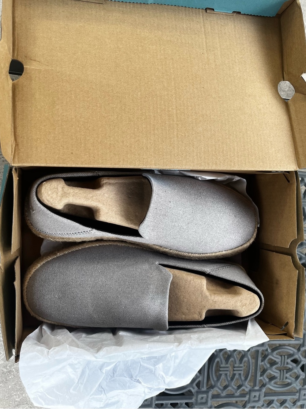Toms Women's Slip-On Espadrilles in Gray Canvas
